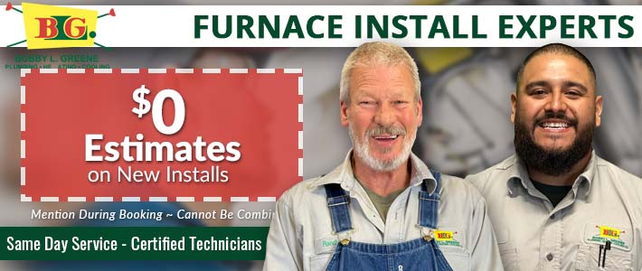 gloster Furnace Install Bobby L. Greene Plumbing, Heating & Cooling