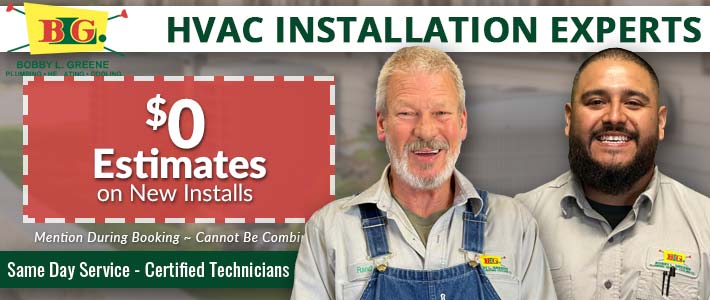 bethany HVAC Install Bobby L. Greene Plumbing, Heating & Cooling
